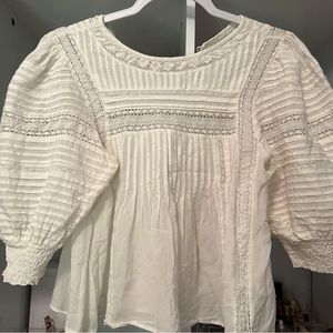 aritzia preppy sunday best jadie blouse